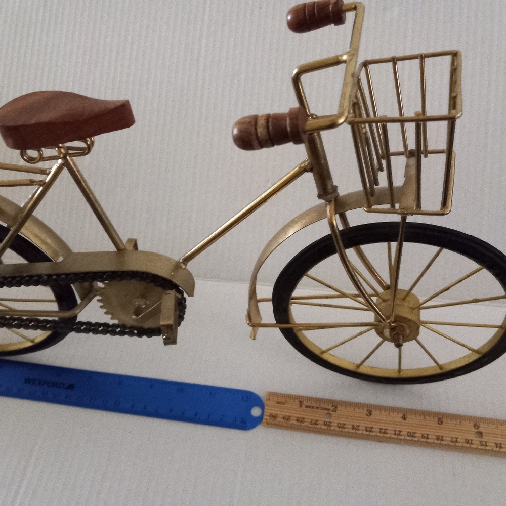 Metal Bike Scupulture Working Part Wood Seat Grips/Metal $30 - Picture 6 of 7